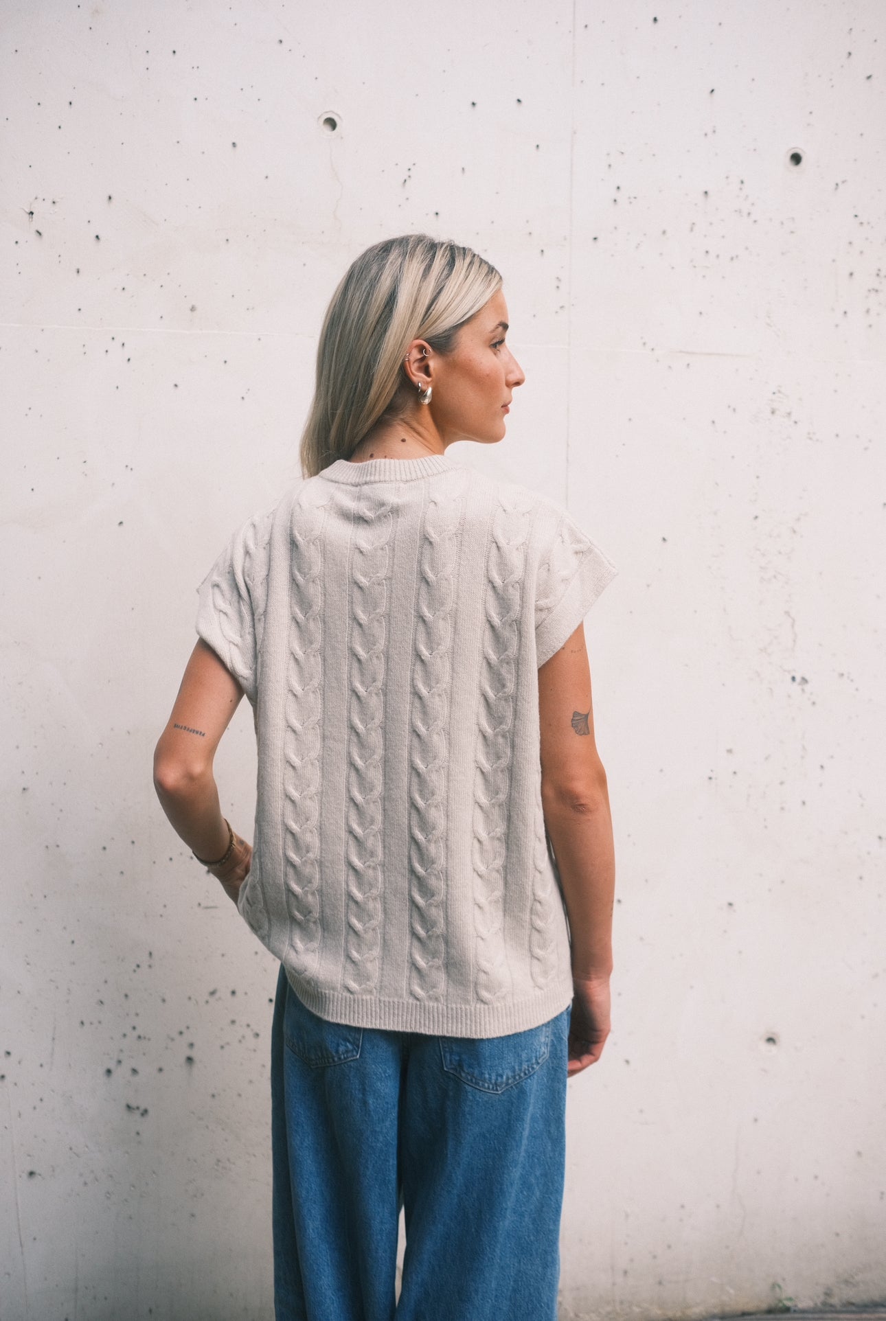 Anna v. Berg Zazie Sweater in Buttermilk