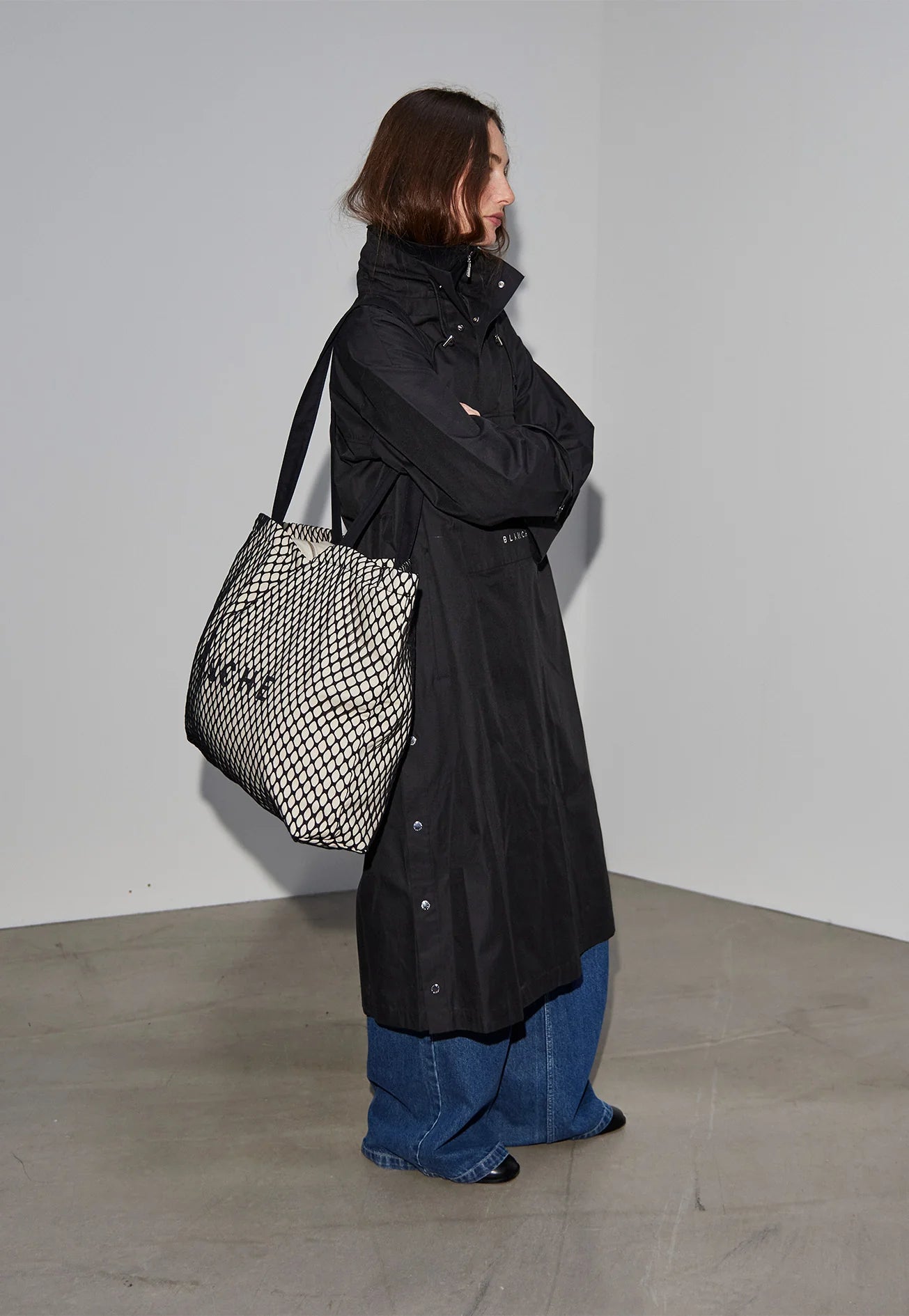 Blanche Shopping Bag in Schwarz