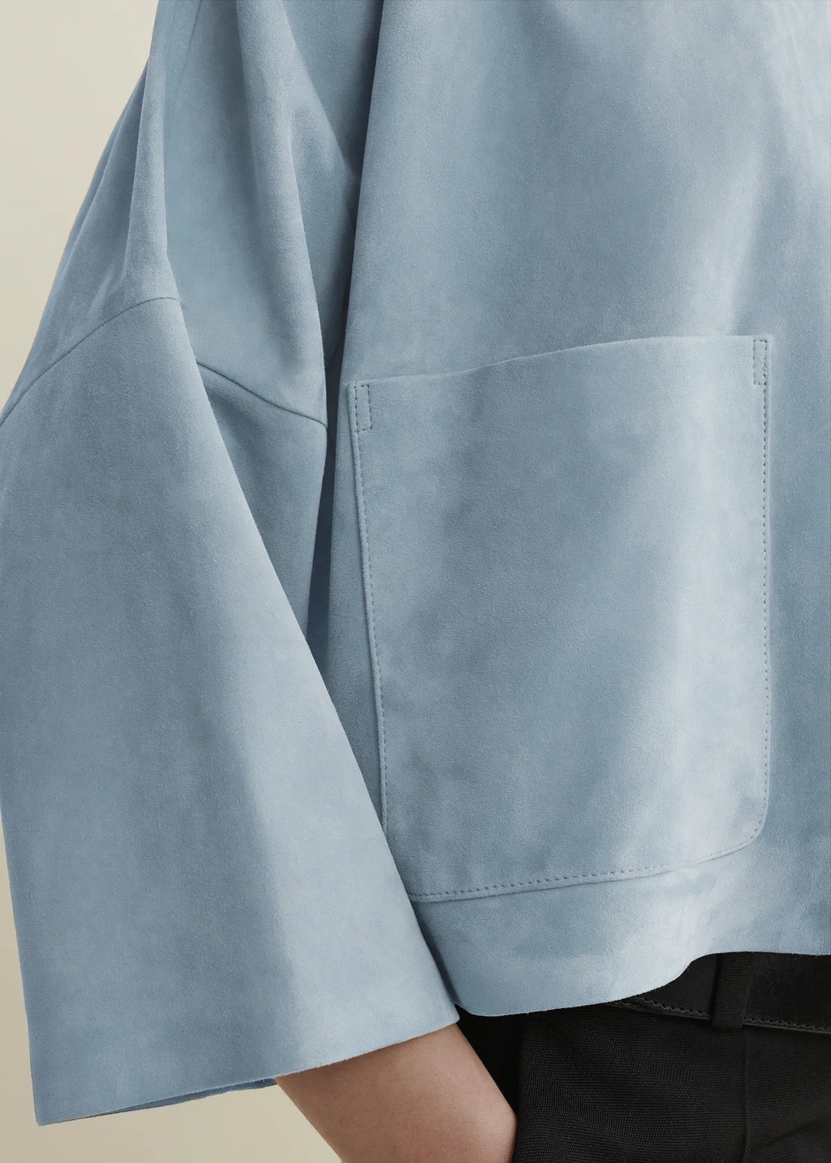Arma Lederjacke Zazhou Vintage Blue