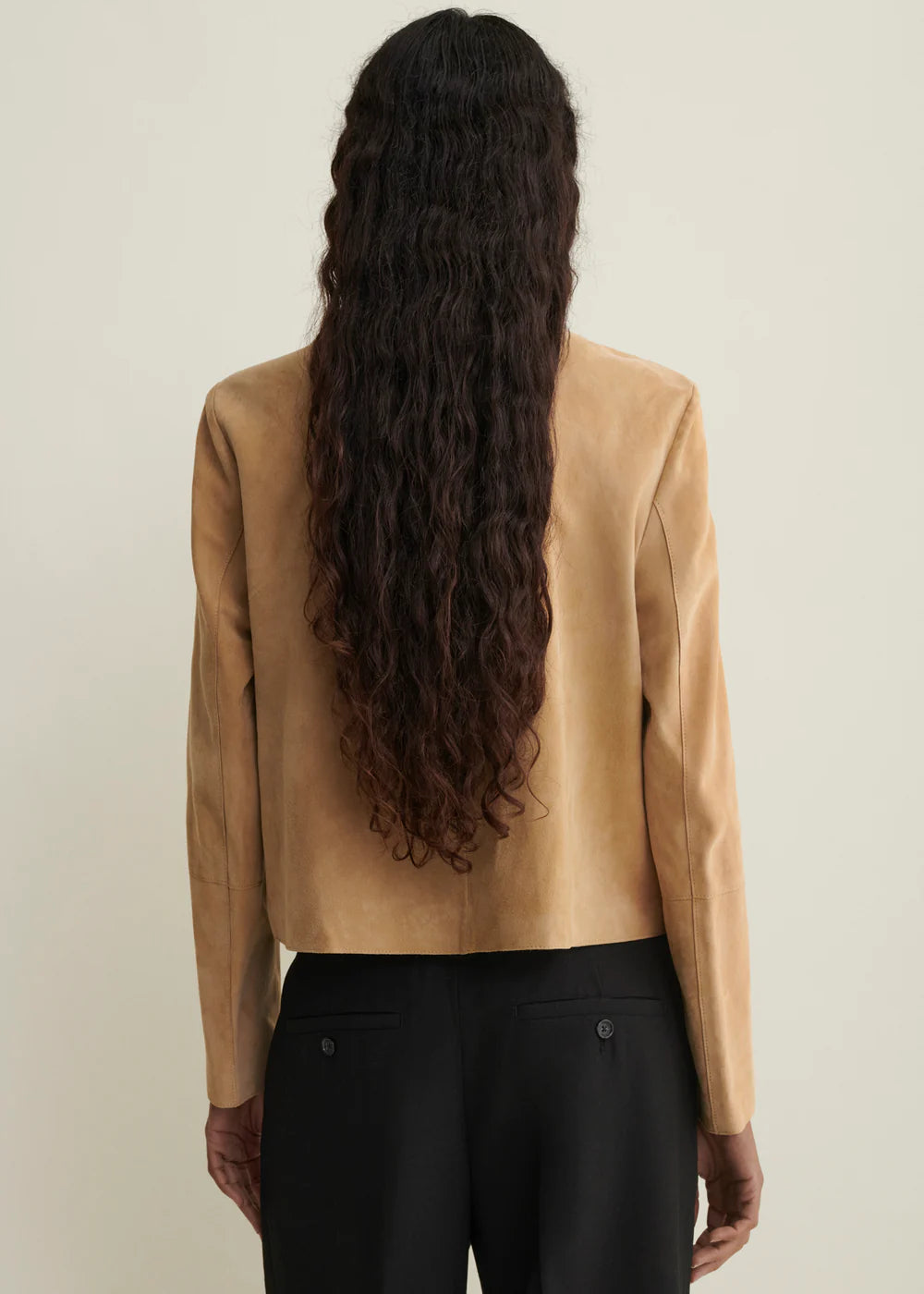 Arma Emy Lederjacke in Gravel Butter Yellow