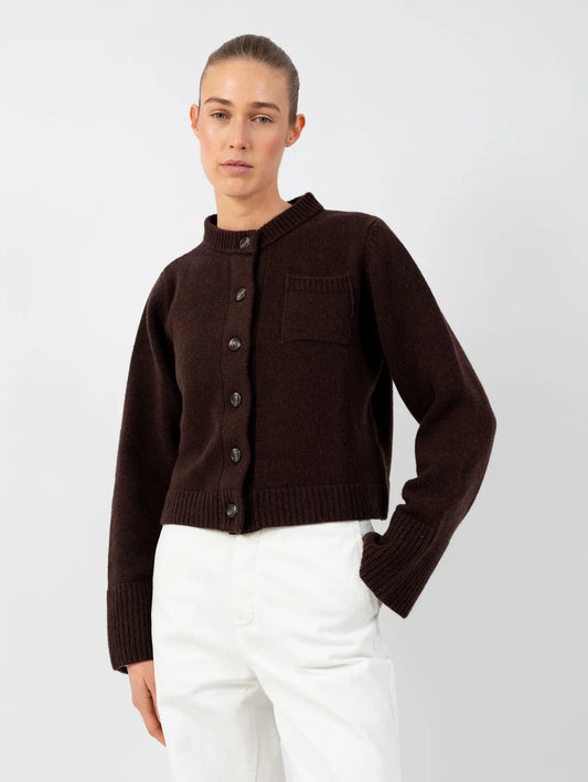 Anna v. Berg Lilly Cardigan Espresso