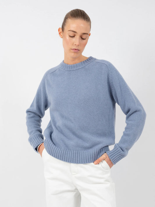 Anna v. Berg Mary Sweater in Jeans Blue