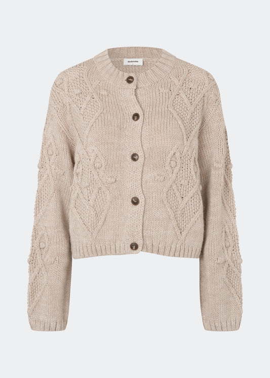 Modström Dahlia Cardigan Beige Melange