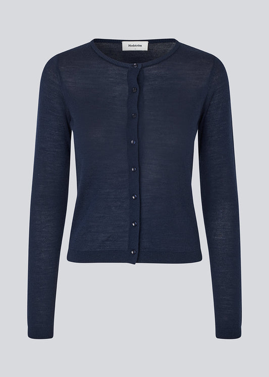 Modström Hiroki Strickjacke in Navy