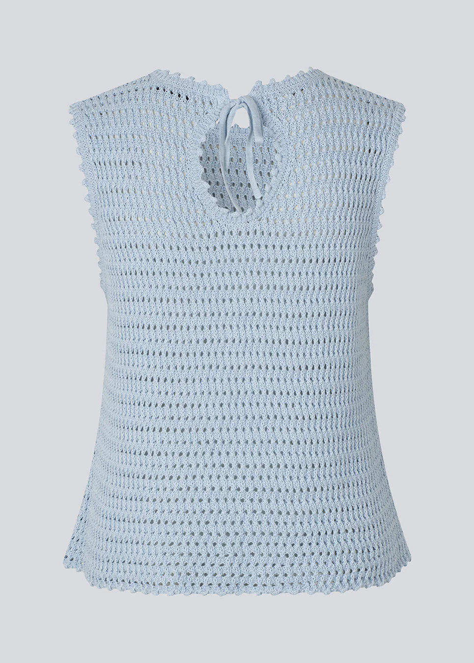 Modström Mie Strick Top in Cashmere Blue