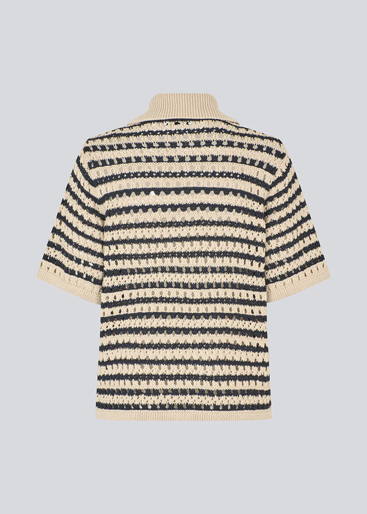 Modström Vester Strick Cardigan Gestreift