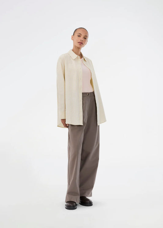 Modström Vigge Stripe Hemd Zitrone
