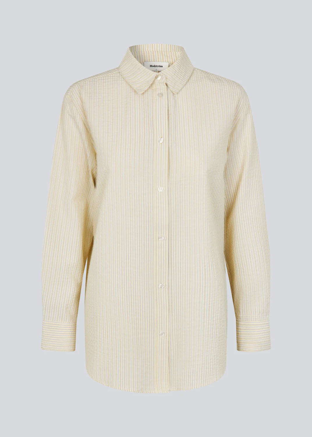 Modström Vigge Stripe Hemd Zitrone