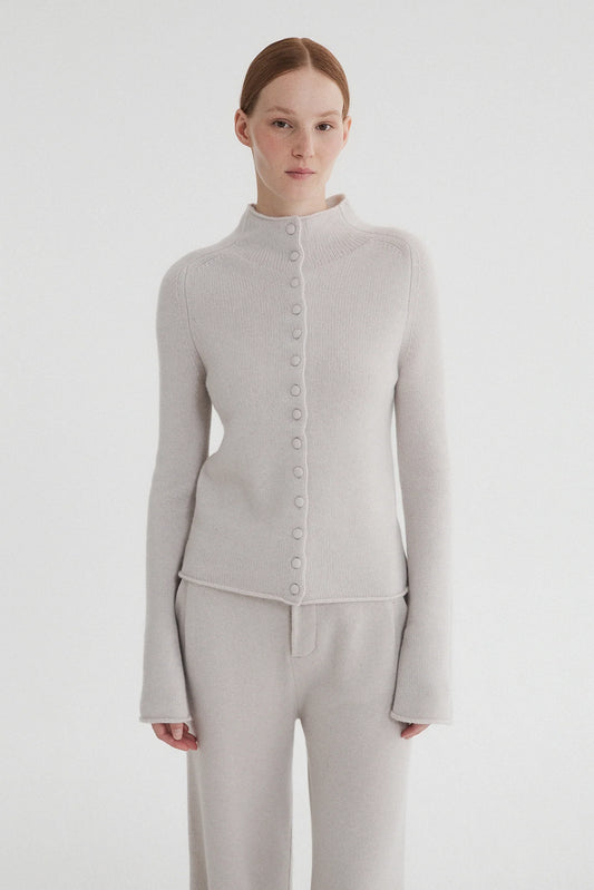 Prinz Berlin Chunky Cardigan In Moon