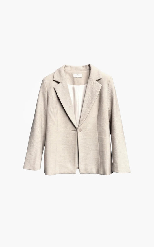Aimee Blazer Feincord in Beige