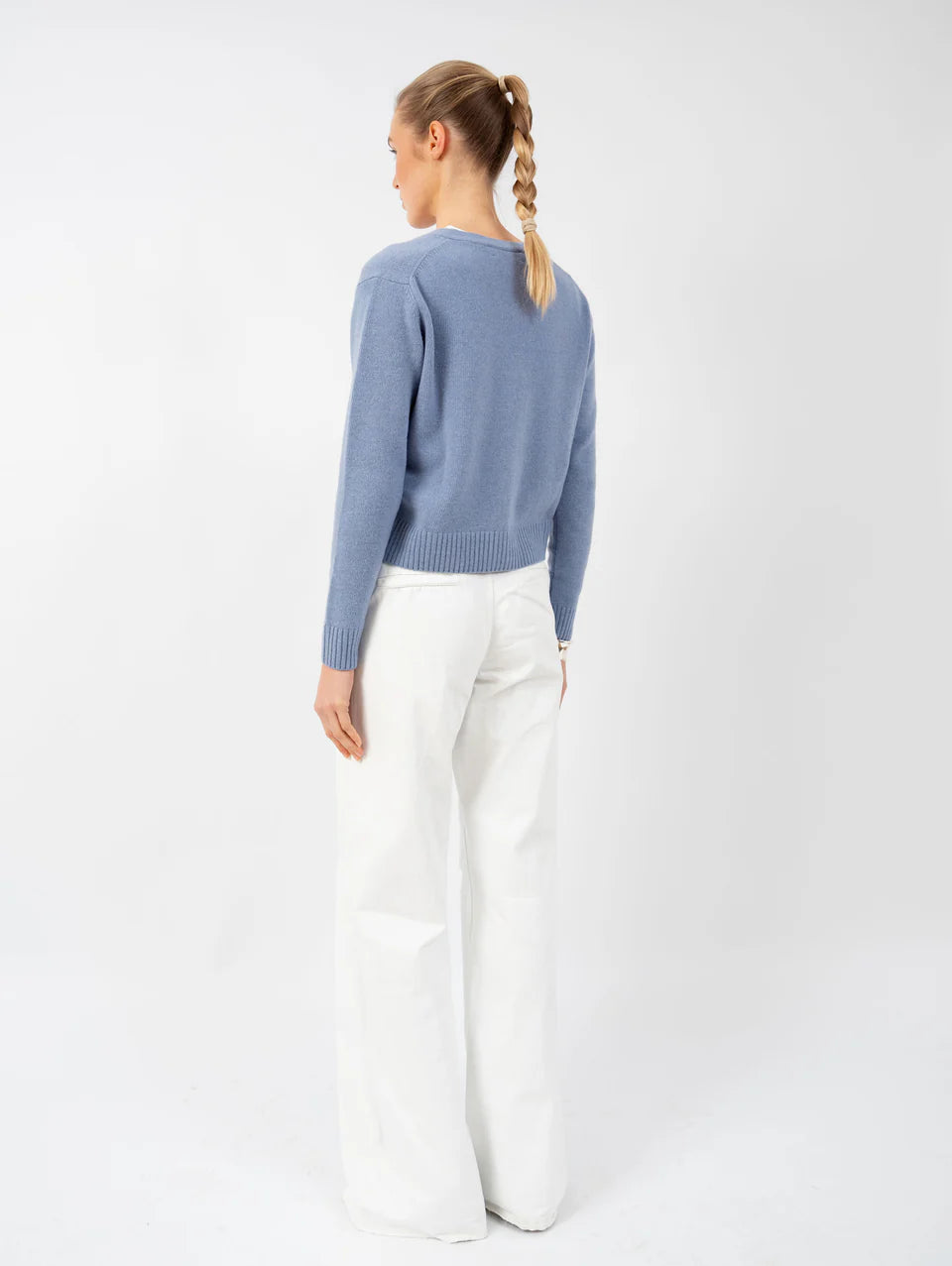 Anna v. Berg Steffi Cardigan in Jeansblau