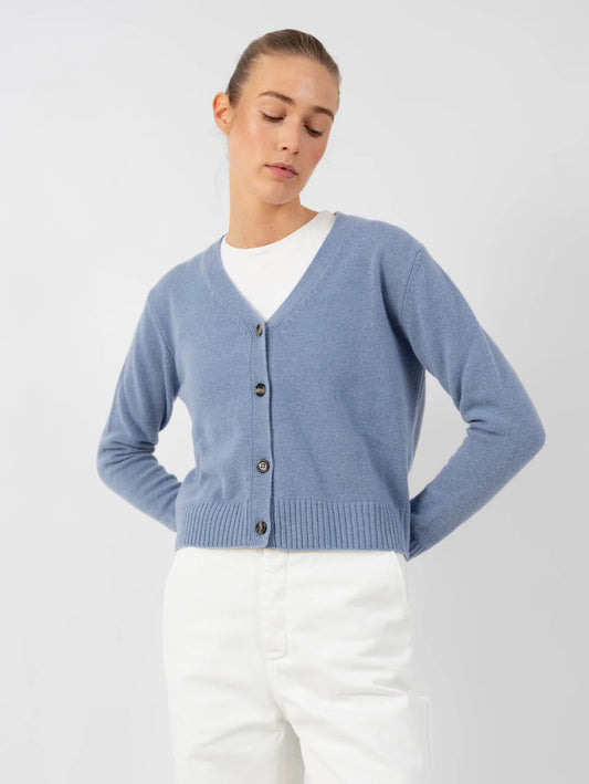 Anna v. Berg Steffi Cardigan in Jeansblau