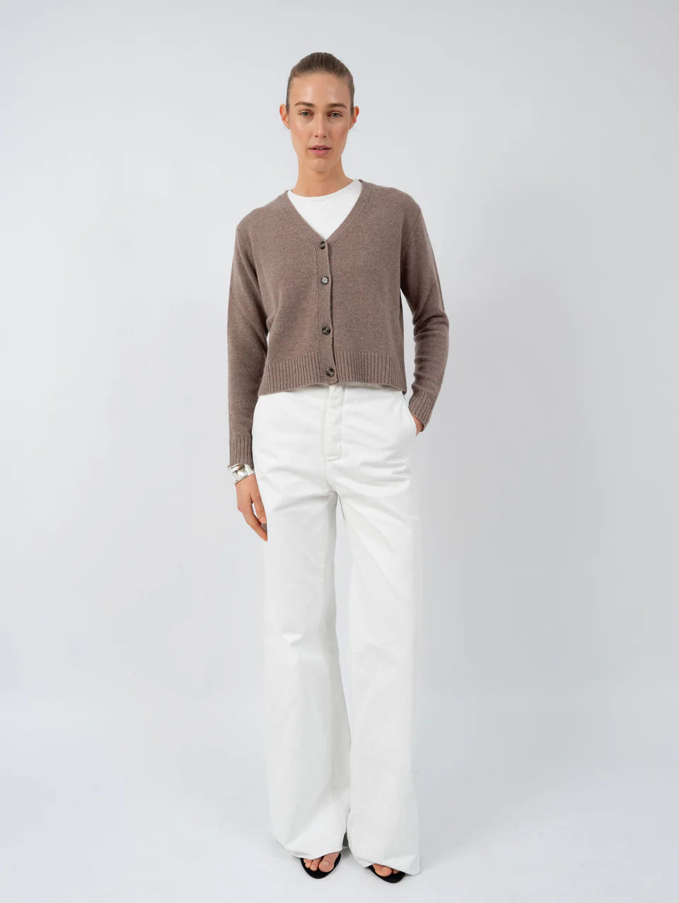 Anna v. Berg Steffi Cardigan in Taupe