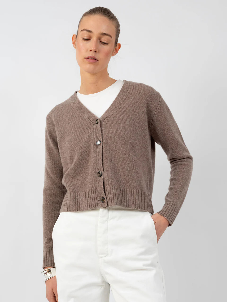 Anna v. Berg Steffi Cardigan in Taupe