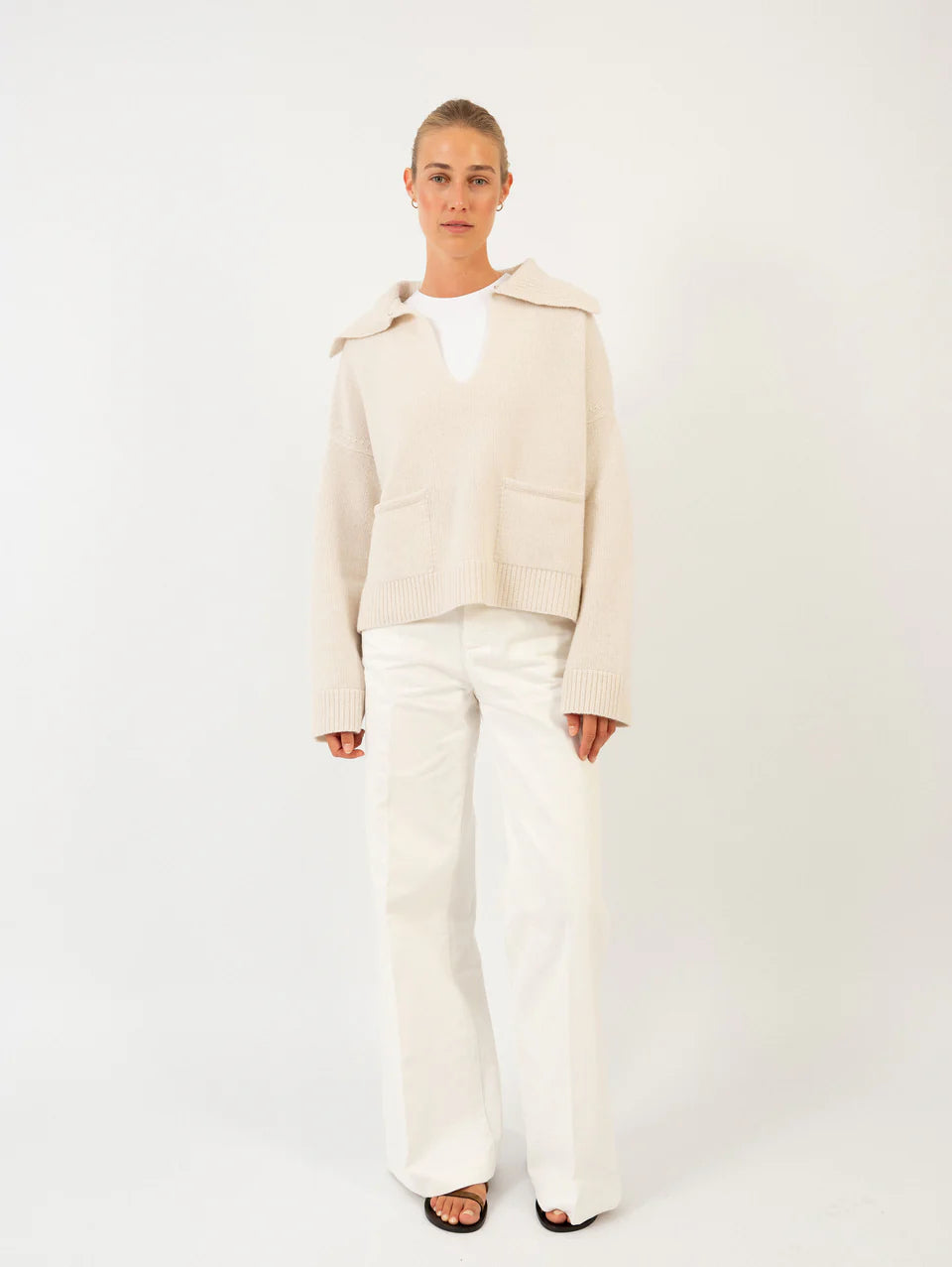 Anna v. Berg Valentine Sweater in Vanille