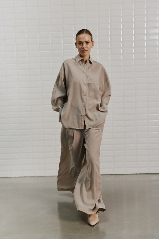 With Black Marleen Hemd Sand