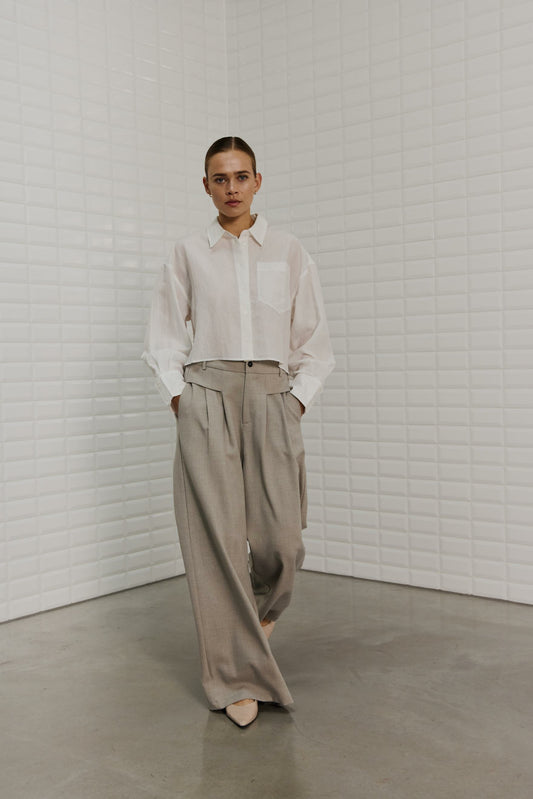 With Black Pilar Hose Grey Melange