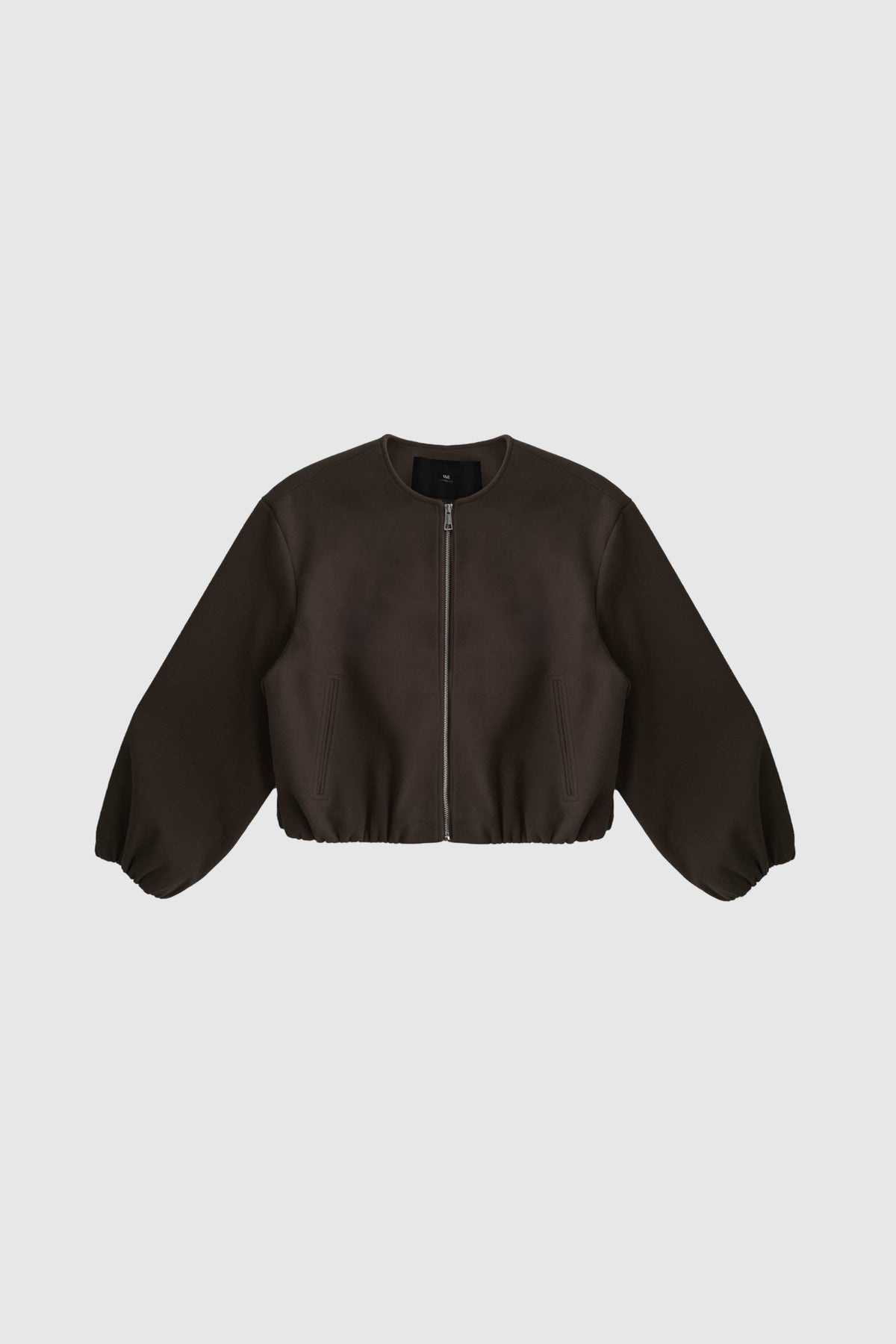 With Black Kennedy Bomber in Dark Brown