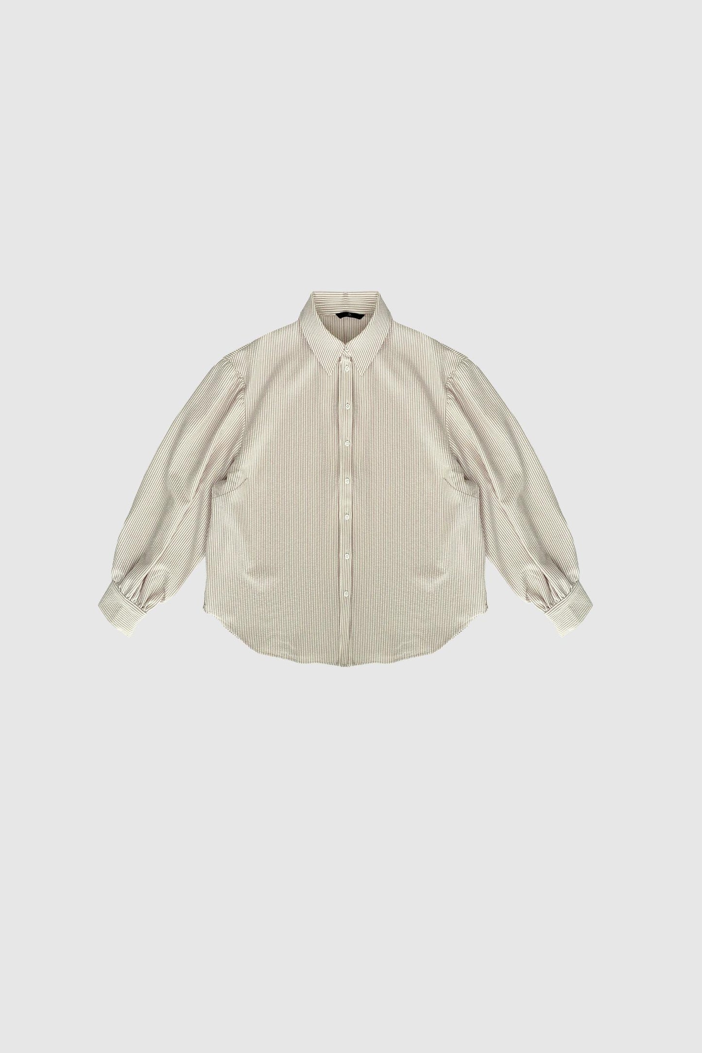 With Black Bluse Gestreift Sand