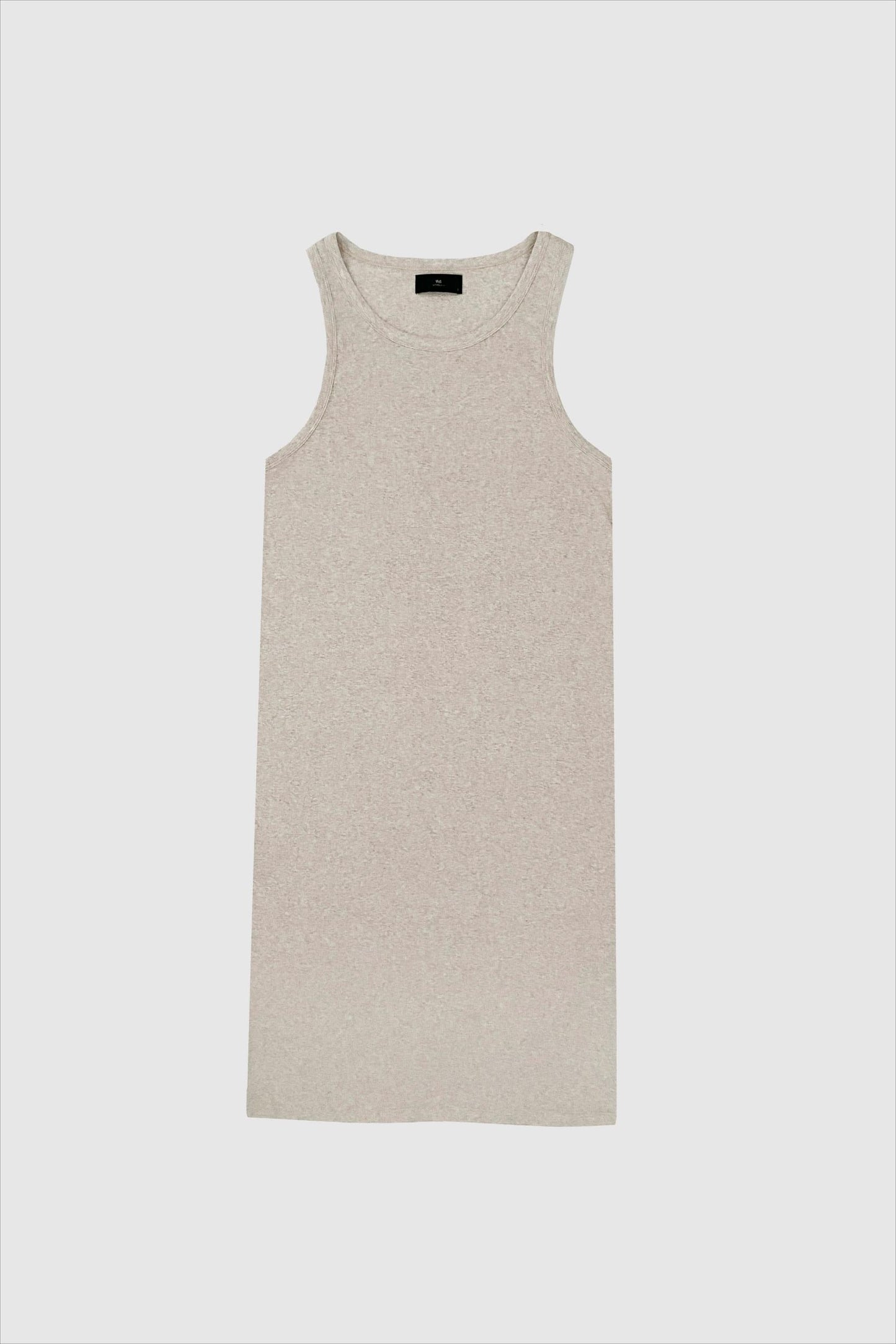 With Black Dordi Tank Kleid Taupe Melange