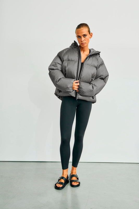 With Black Emma Blend Daunenjacke in Tornado