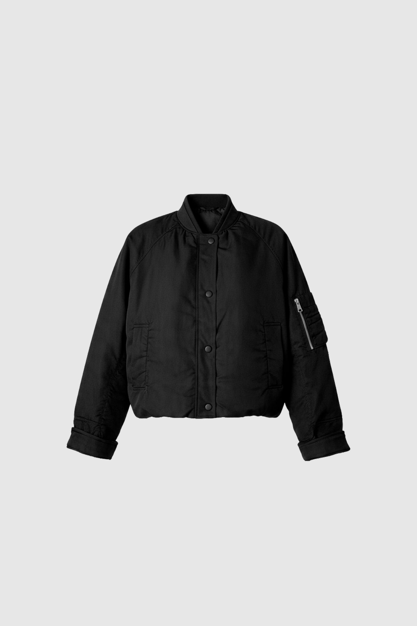 With Black Gammi Bomber in Black