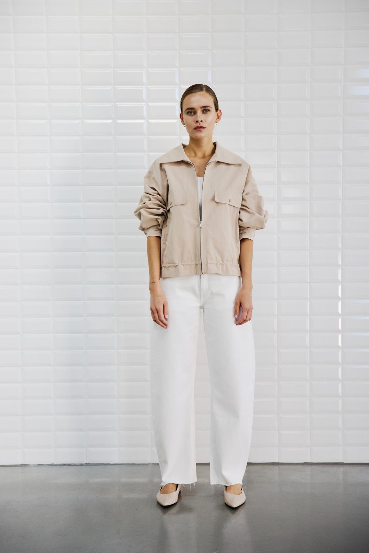 With Black Lydia Spring Jacket Sand