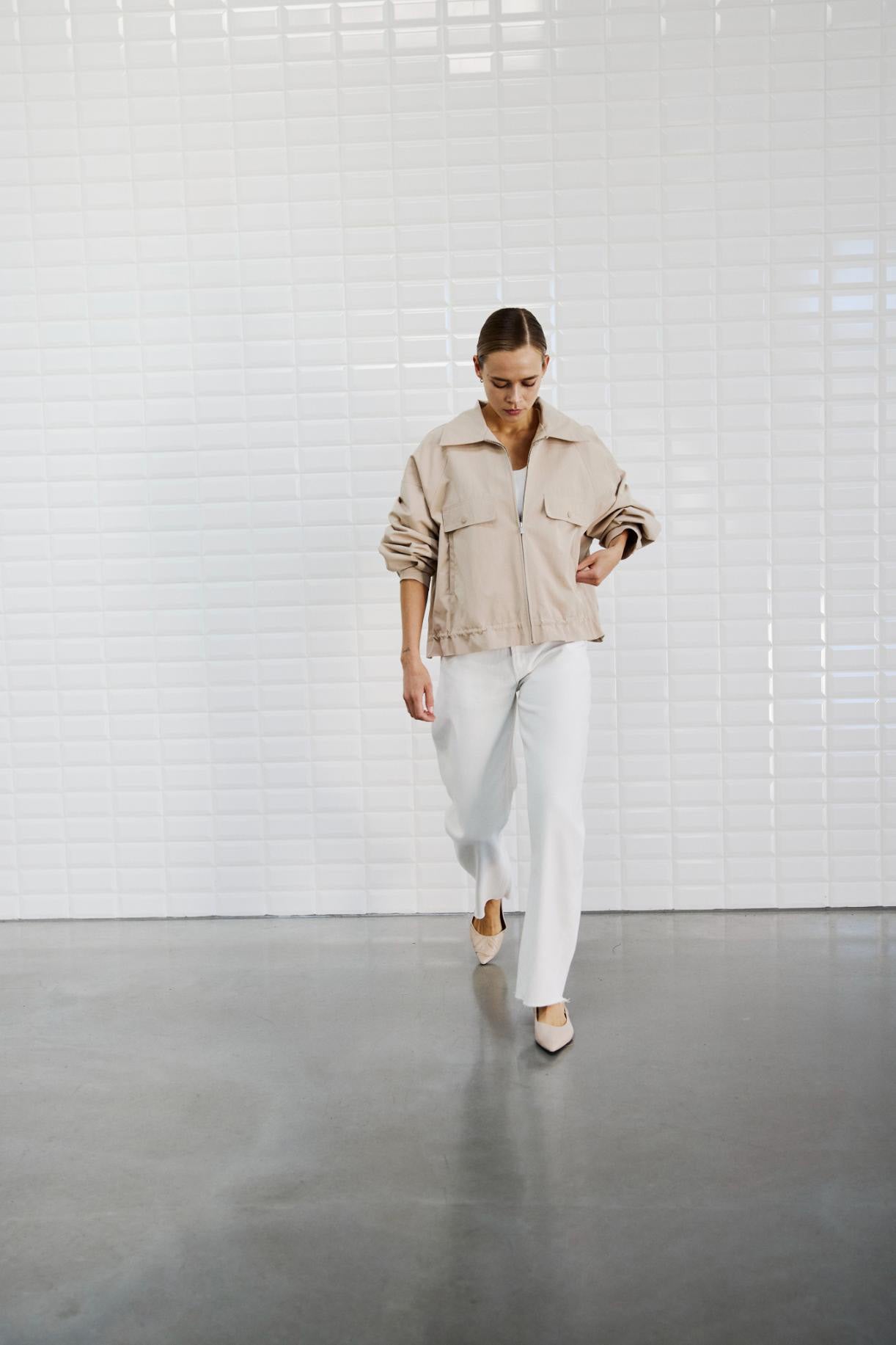 With Black Lydia Spring Jacket Sand