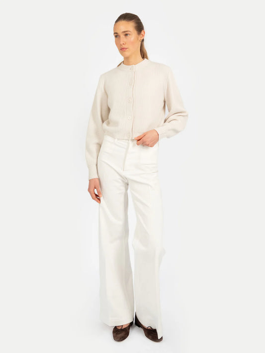 Anna v. Berg Viviene Cardigan in Vanilla