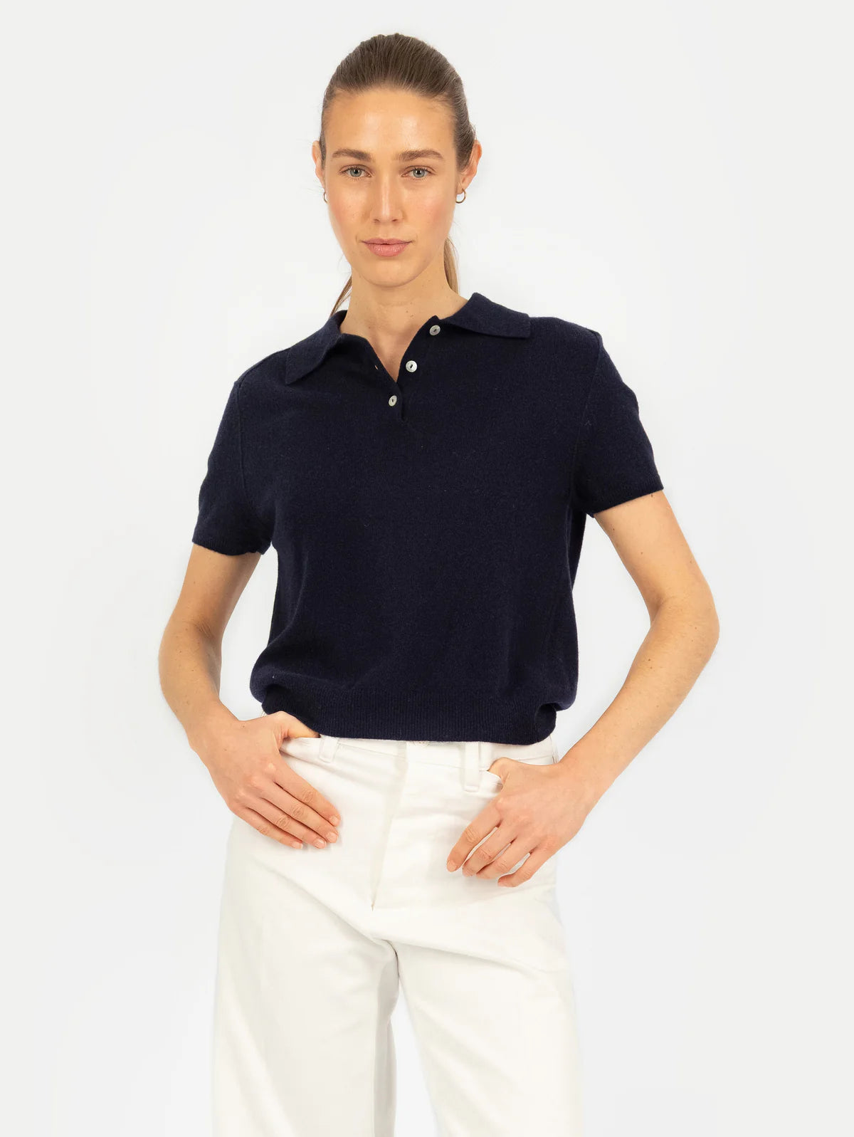 Anna v Berg Liv Polo Deep Blue
