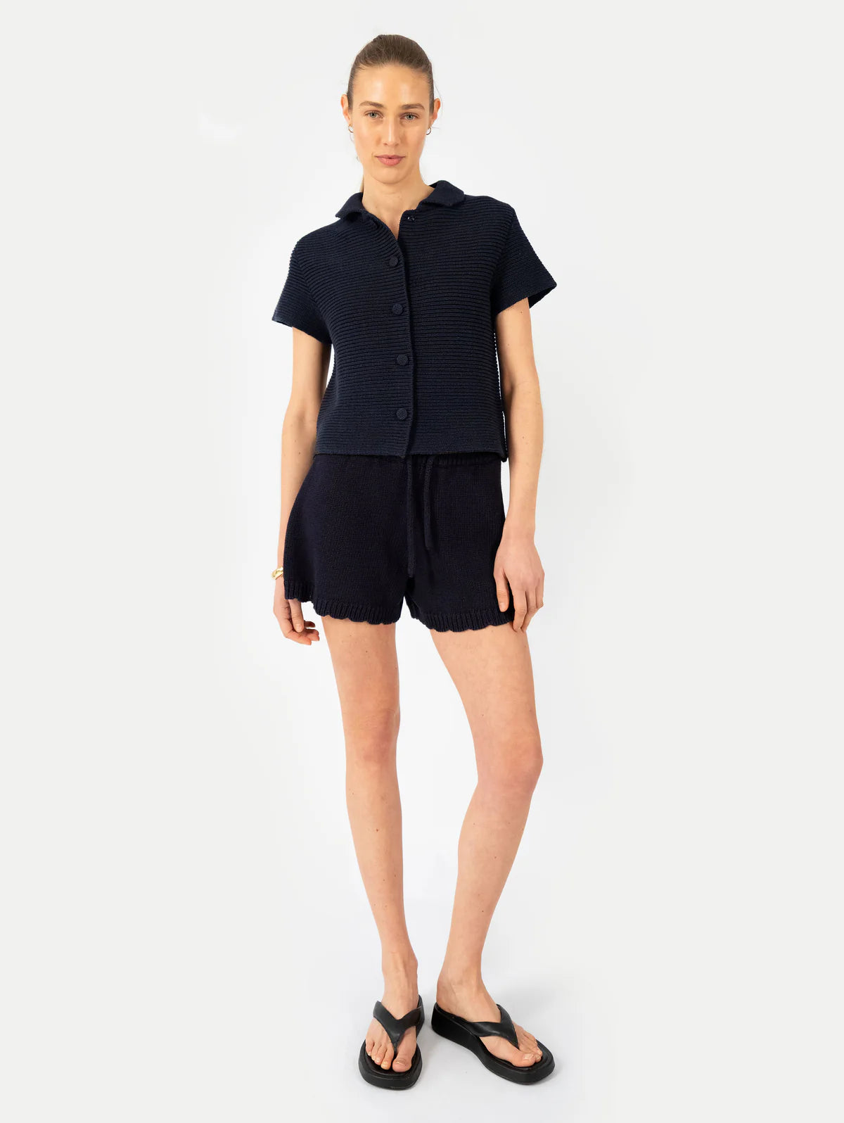Anna v Berg Ava Short in Deep Blue