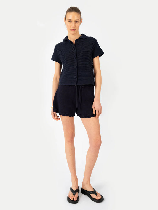 Anna v Berg Ava Short in Deep Blue
