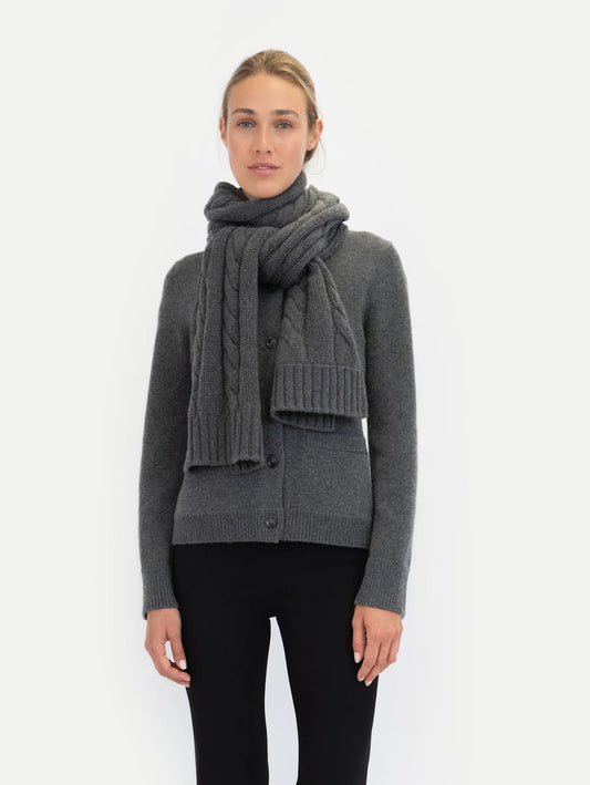 Anna v Berg Camilla Scarf in Midnight Stone