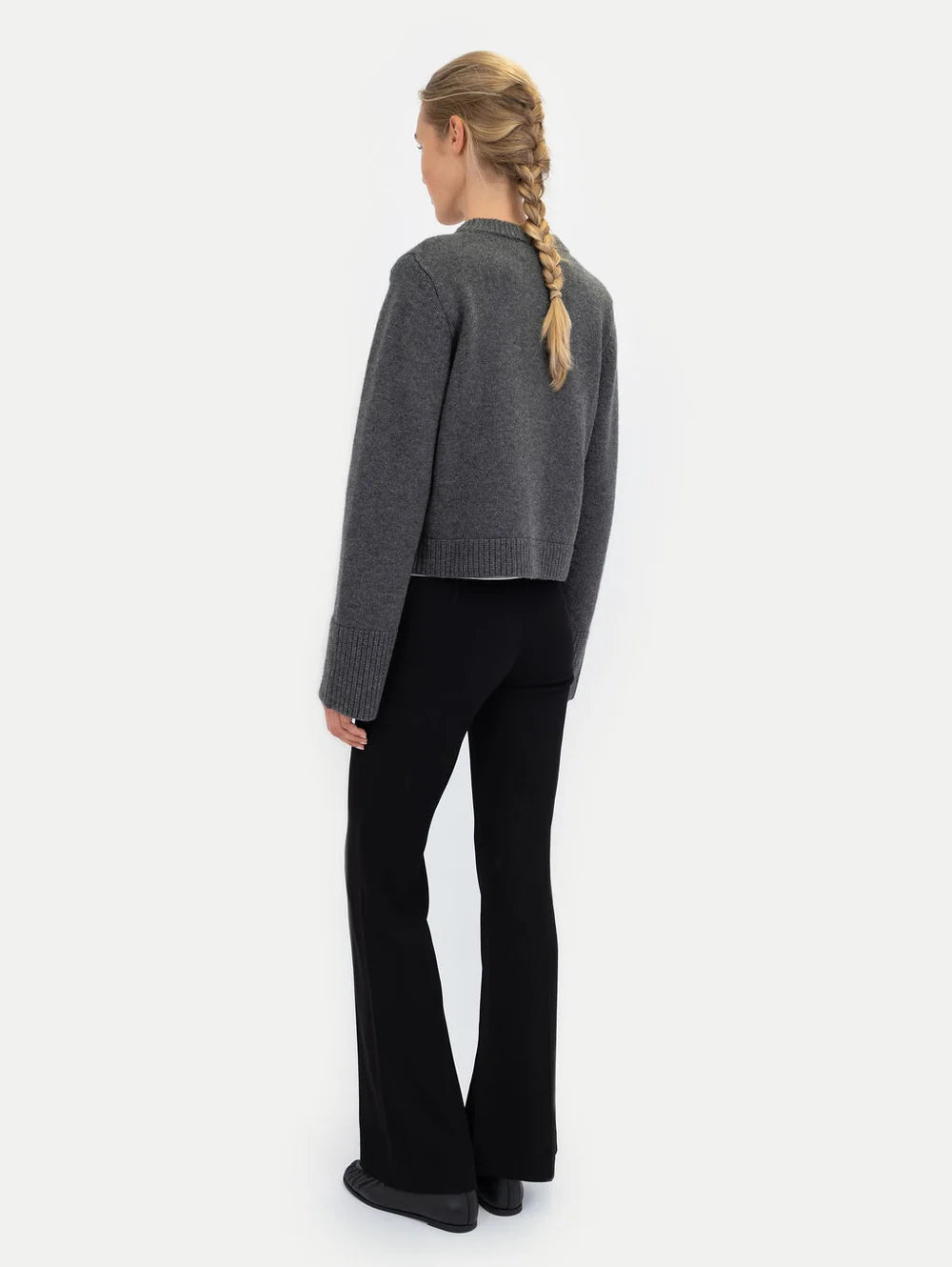 Anna v Berg Lilly Cardigan in Midnight Stone
