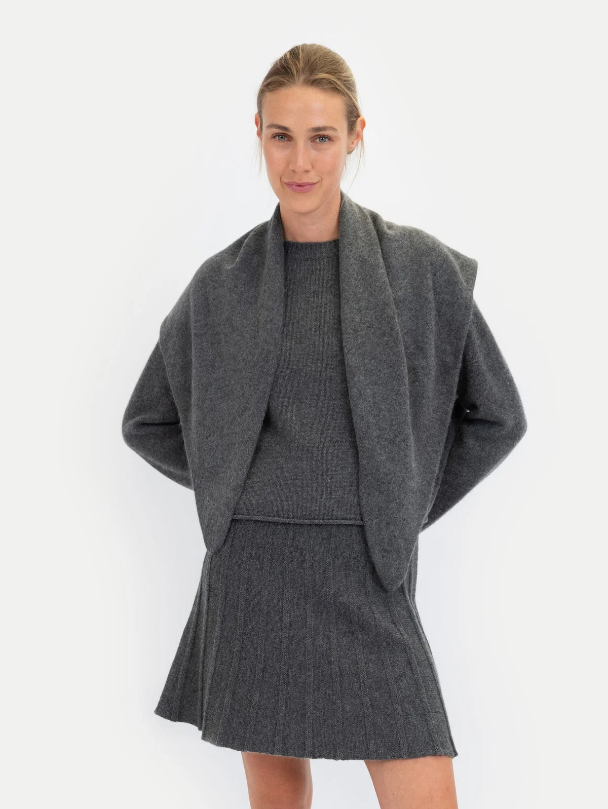 Anna v Berg Gwen Skirt in Midnight Stone