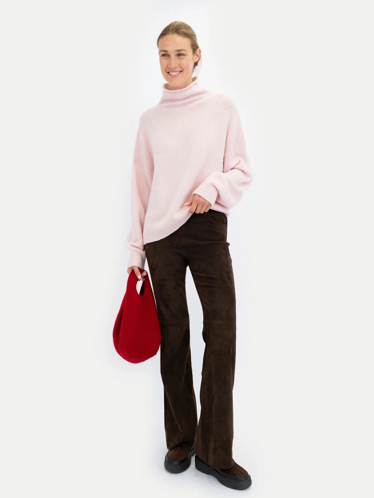 Anna v. Berg Katy Pullover in Powder Kiss