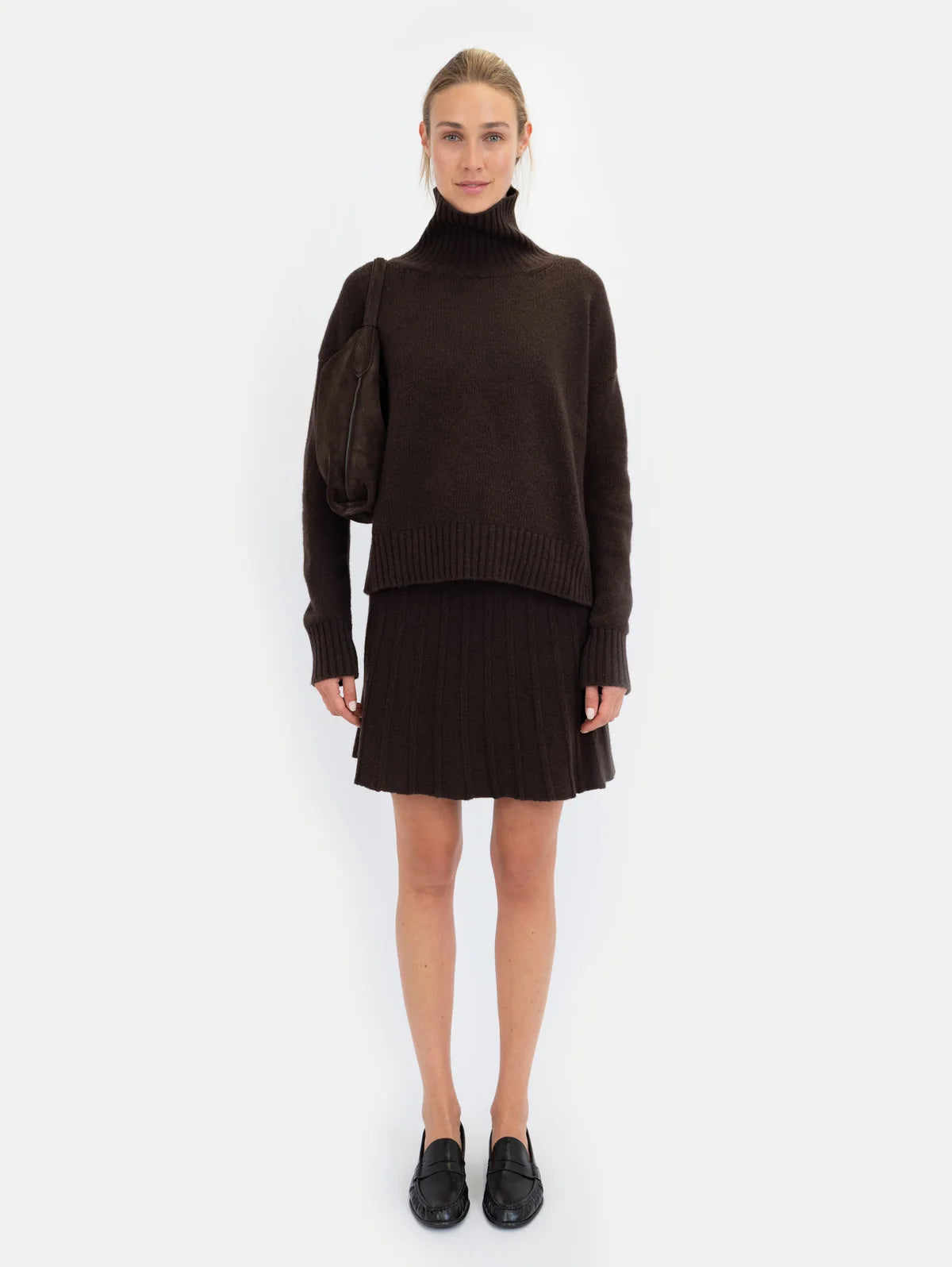 Anna v Berg Gwen Skirt in Espresso