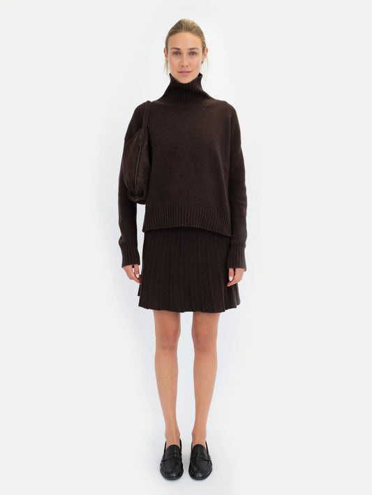Anna v Berg Gwen Skirt in Espresso