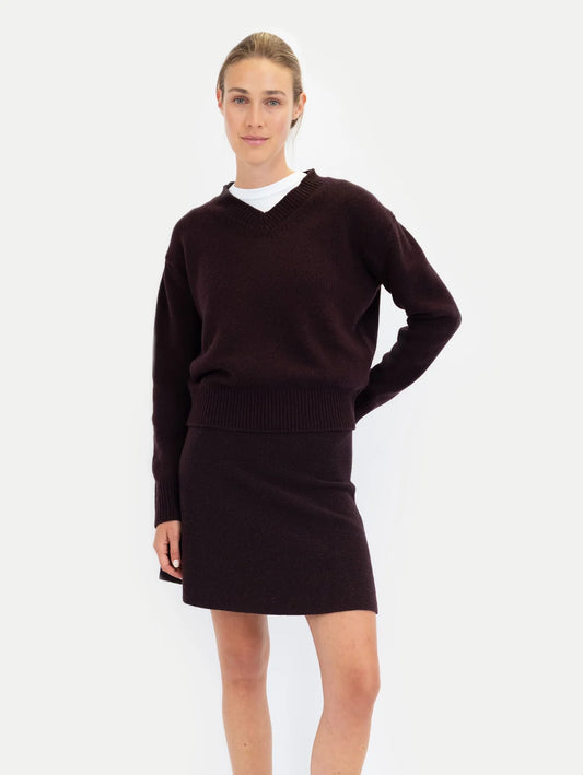 Anna v Berg Gigi Skirt in Melanzane