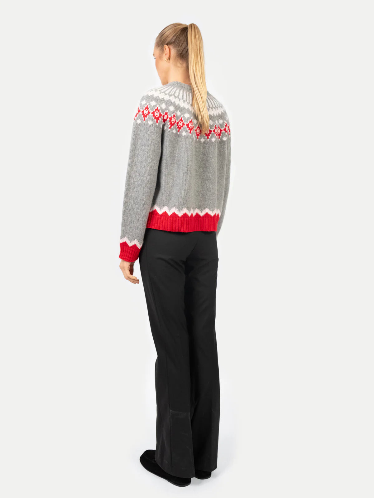 Anna v. Berg Laura Fair Isle Cashmere Cardigan