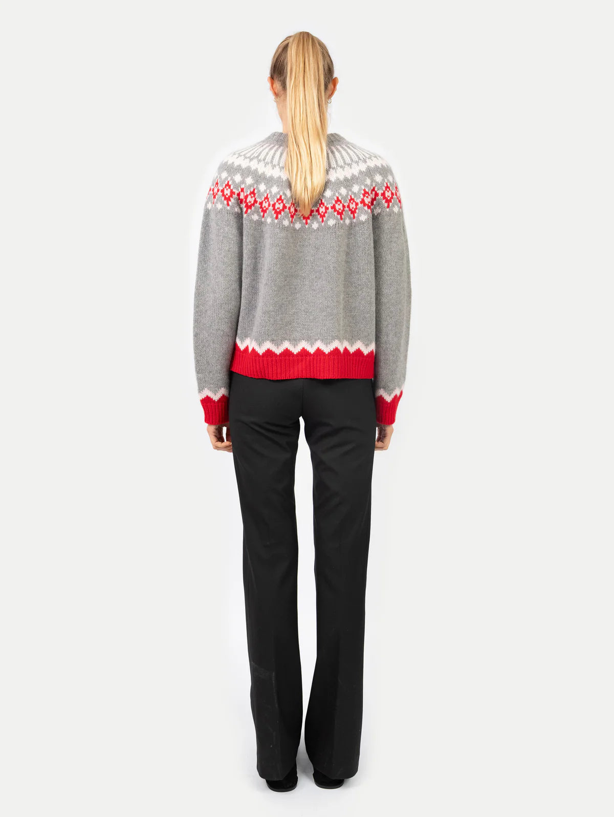 Anna v. Berg Laura Fair Isle Cashmere Cardigan