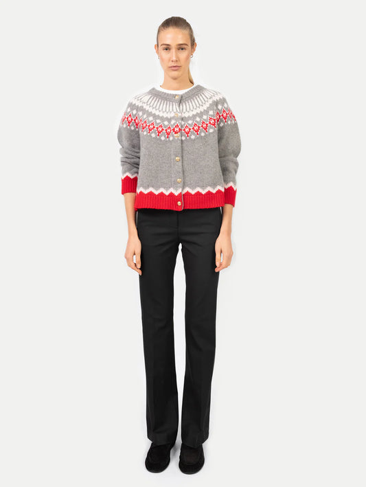 Anna v. Berg Laura Fair Isle Cashmere Cardigan