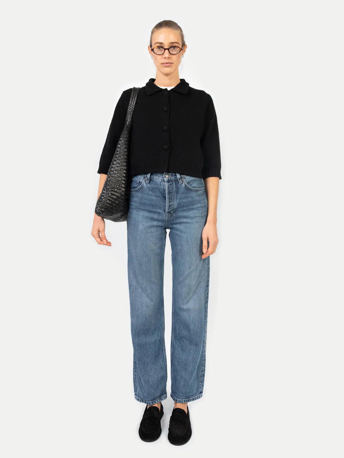 Anna v. Berg Laura Cardigan Black Sesam