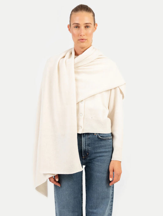 Anna v. Berg Carla Scarf in Vanille