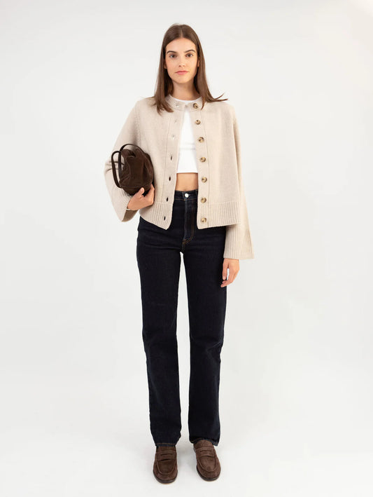 Anna v. Berg Dorothea Cardigan in Sand