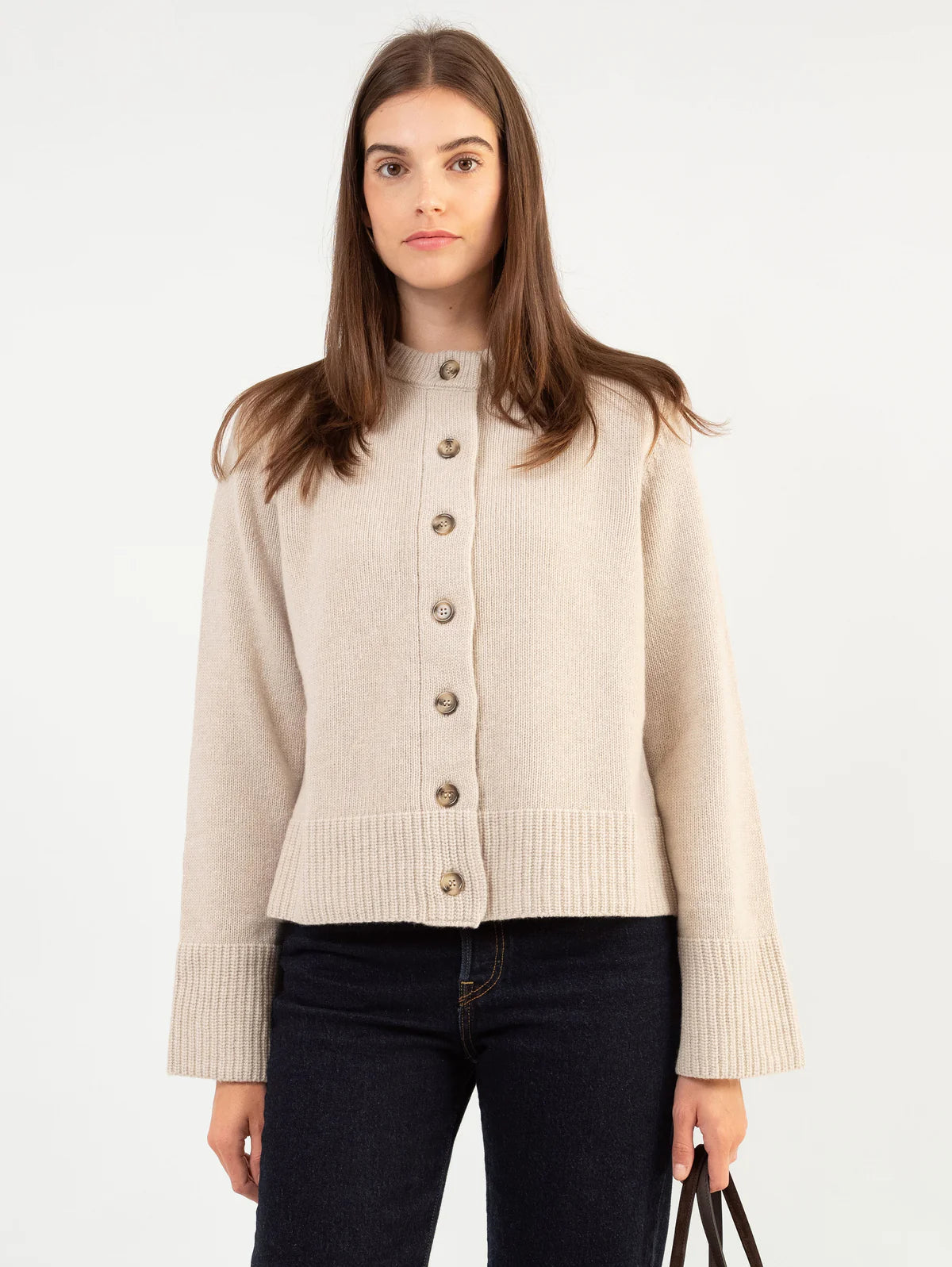 Anna v. Berg Dorothea Cardigan in Sand