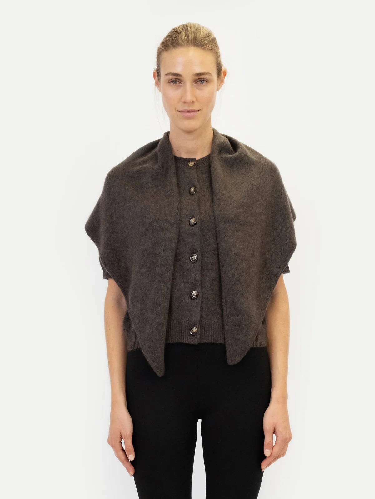 Anna v Berg Studio Cami Schal in Chocolate