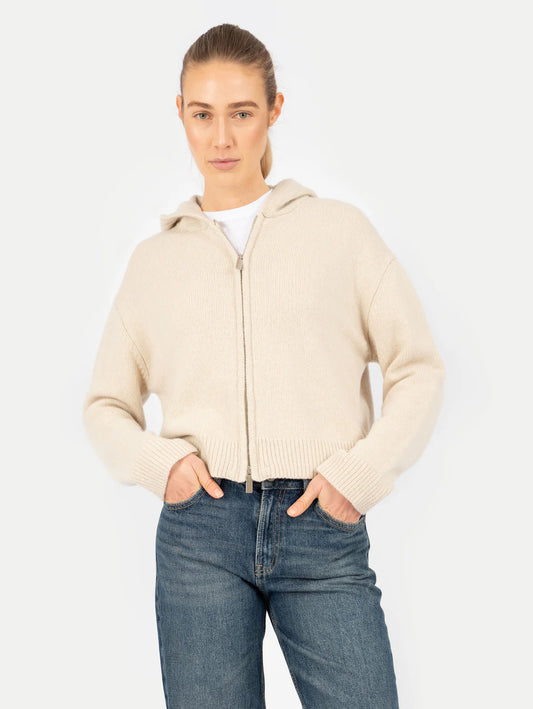 Anna v. Berg Jo Zip Cardigan in Vanille