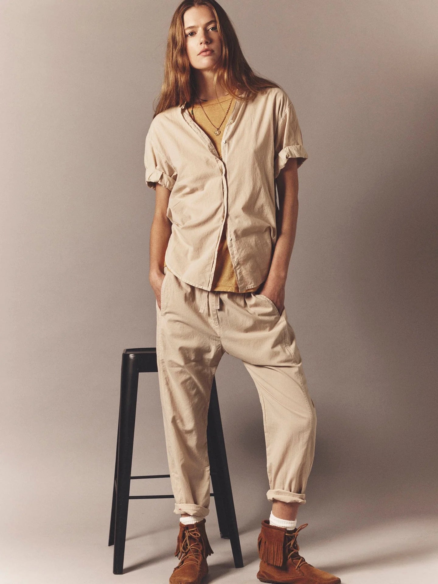 Xirena Draper Pant in Parchment