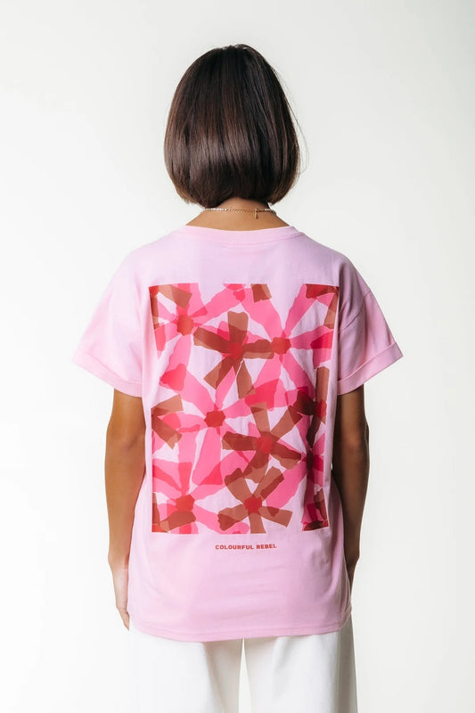Colourful Rebel Summer T-Shirt in Rosa